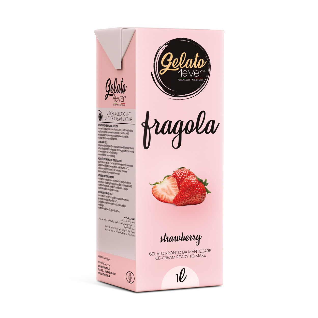 Kant en Klaar ijsmix - 1L- Gelato4ever - diverse smaken op voorraad