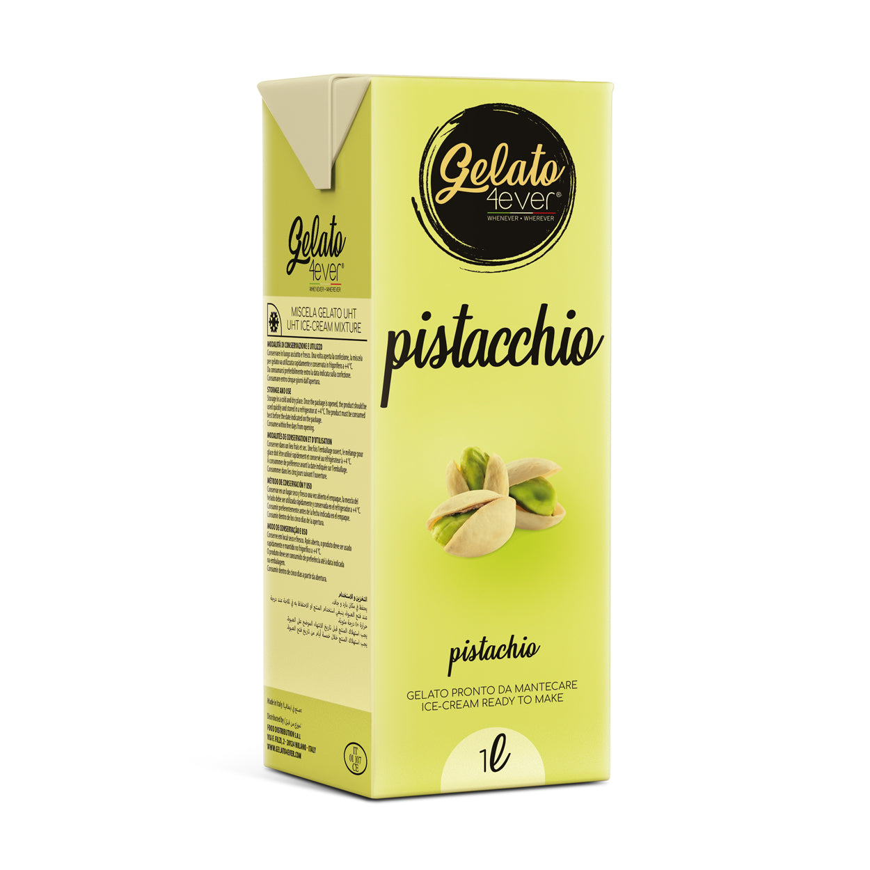 Kant en Klaar ijsmix - 1L- Gelato4ever - diverse smaken op voorraad