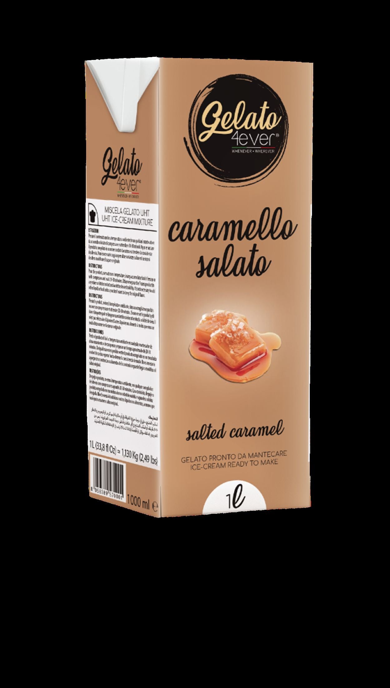 Kant en Klaar ijsmix - 1L- Gelato4ever - diverse smaken op voorraad